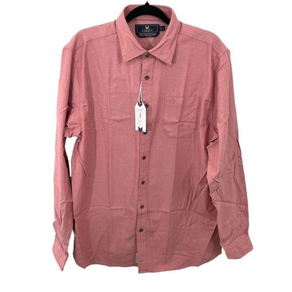 NWT Coast Men's Spice "The Bowman Shirt" Long‎ Sleeve Button Down Size Large